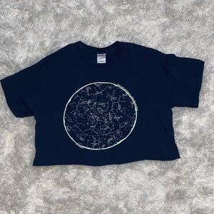 VINTAGE zodiac crop top
